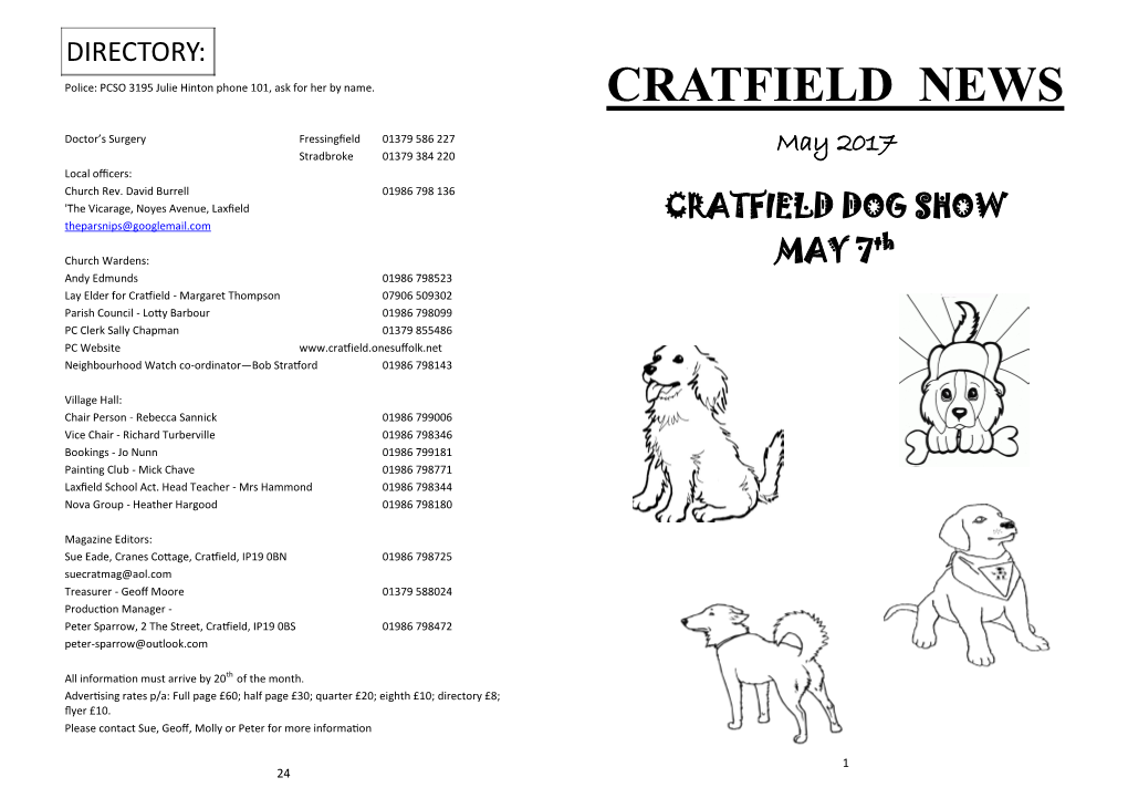 Cratfield News