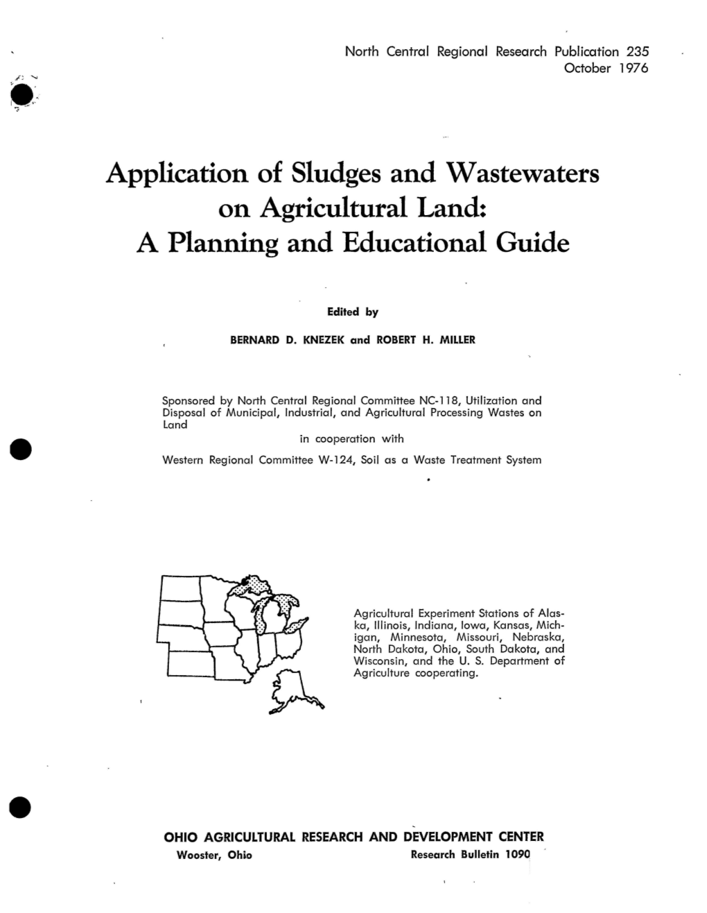 Application of Sludges and Wastewaters on Agricultural Land: a Planning and Educational Guide