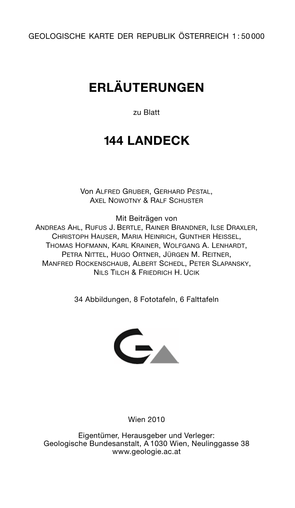 Erläuterungen 144 Landeck