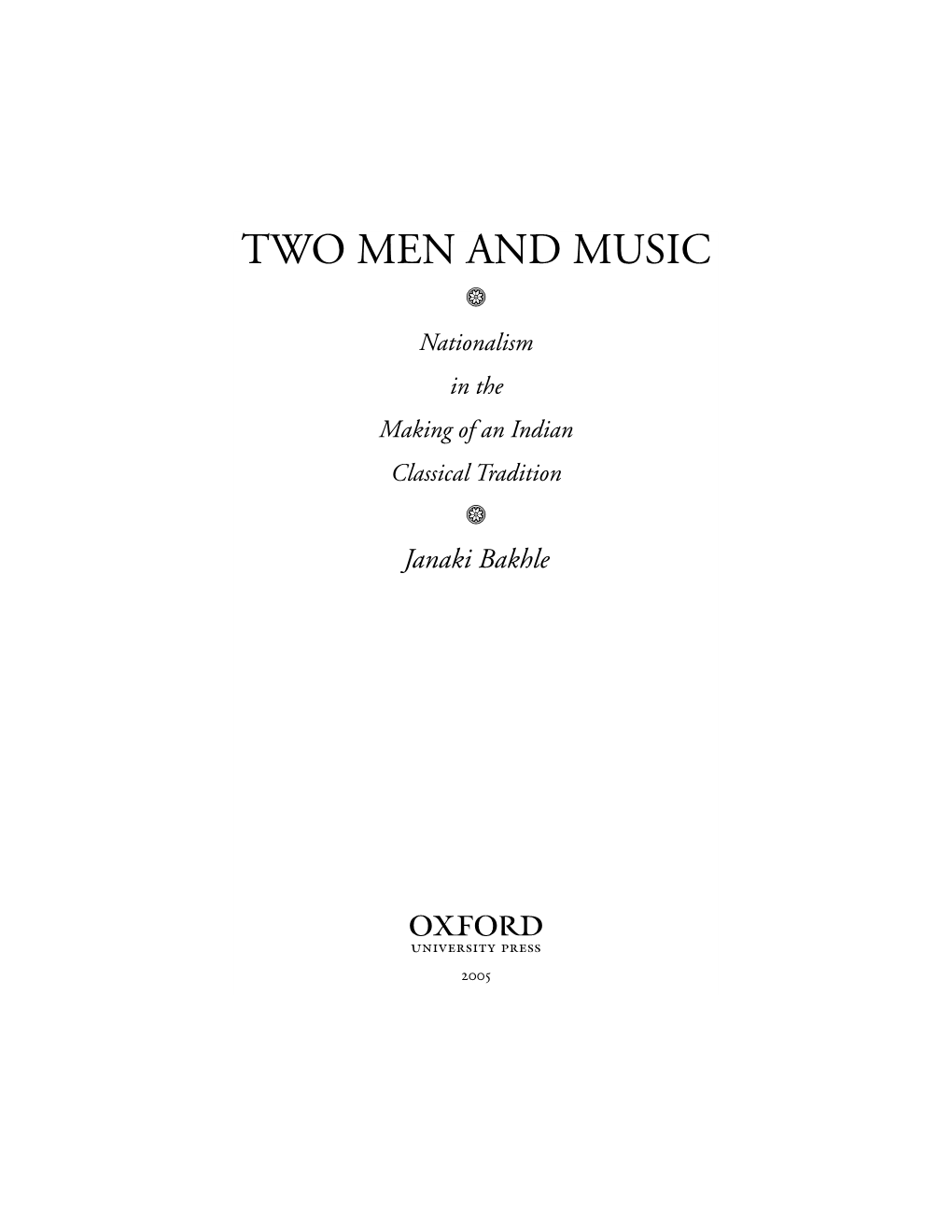 Two Men and Music 