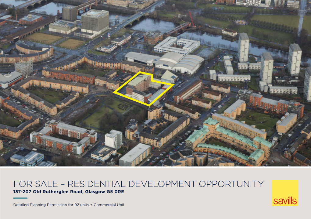 Residential Development Opportunity 187-207 Old Rutherglen Road, Glasgow G5 0RE