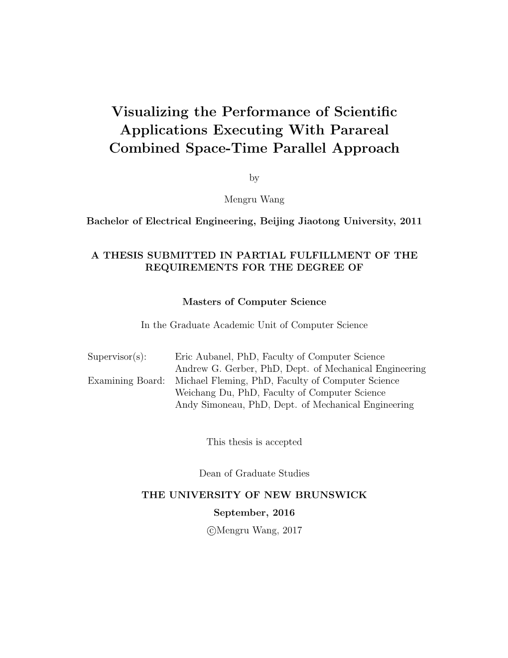 Visualizing the Performance of Scientific Applications Executing