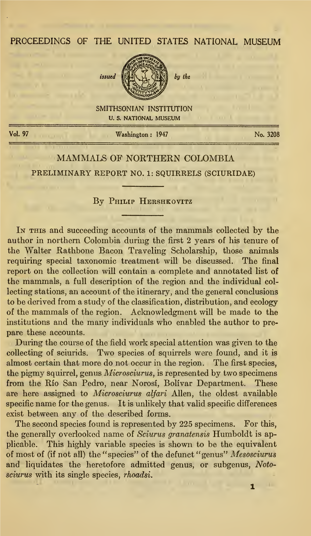 Proceedings of the United States National Museum