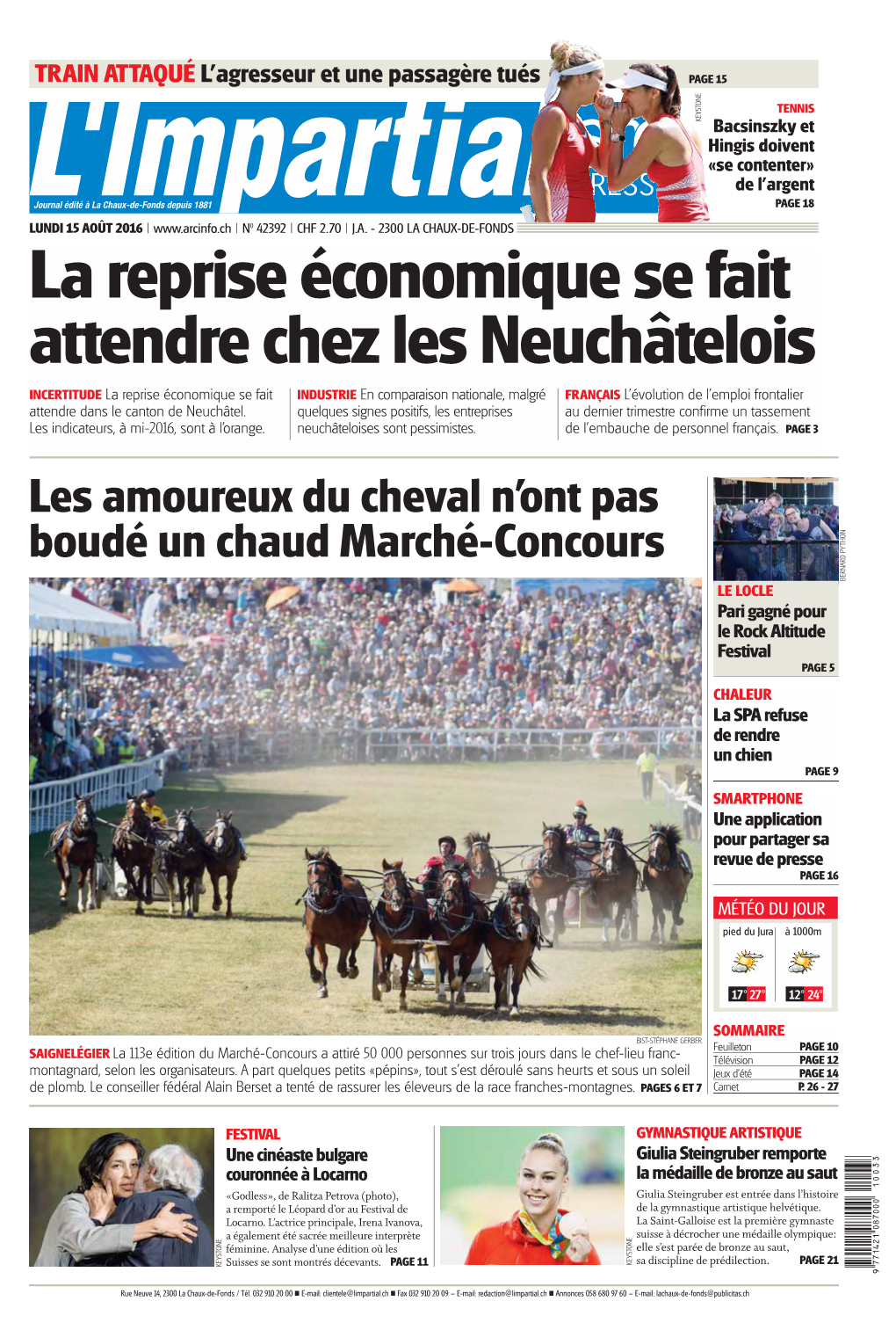 Les Amoureux Du Cheval N'ont Pas Boudé Un Chaud Marché-Concours