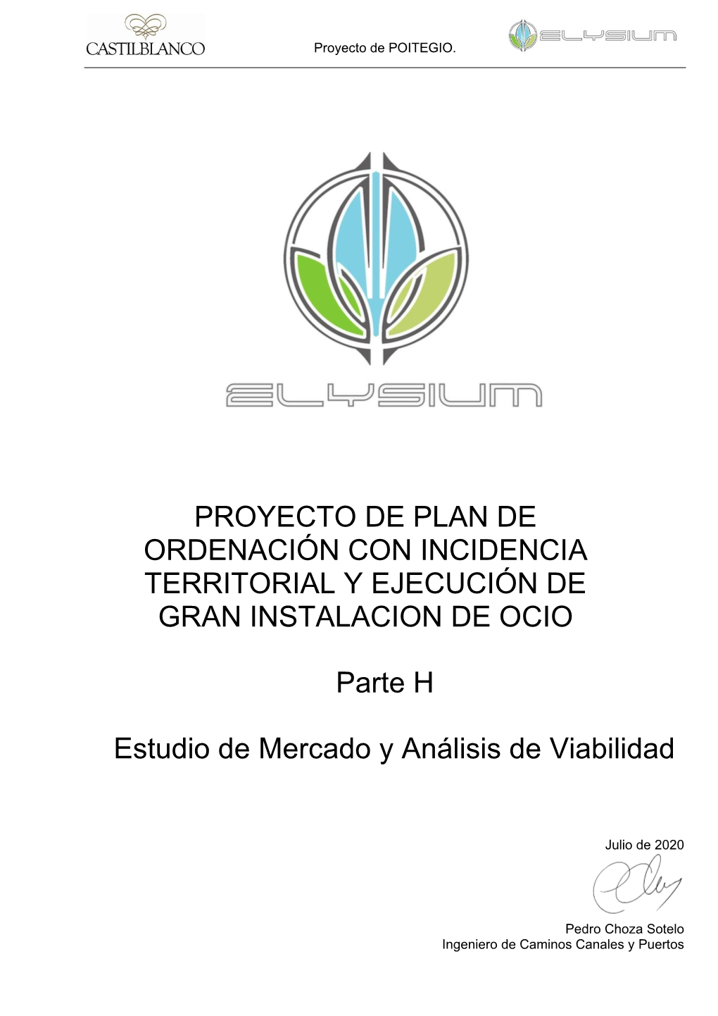 Report PLAN DE ORDENACIÓN CON INCIDENCIA TERRITORIAL Y EJECUCIÓN DE LAS GRANDES INSTALACIONES DE OCIO 2018-11-20