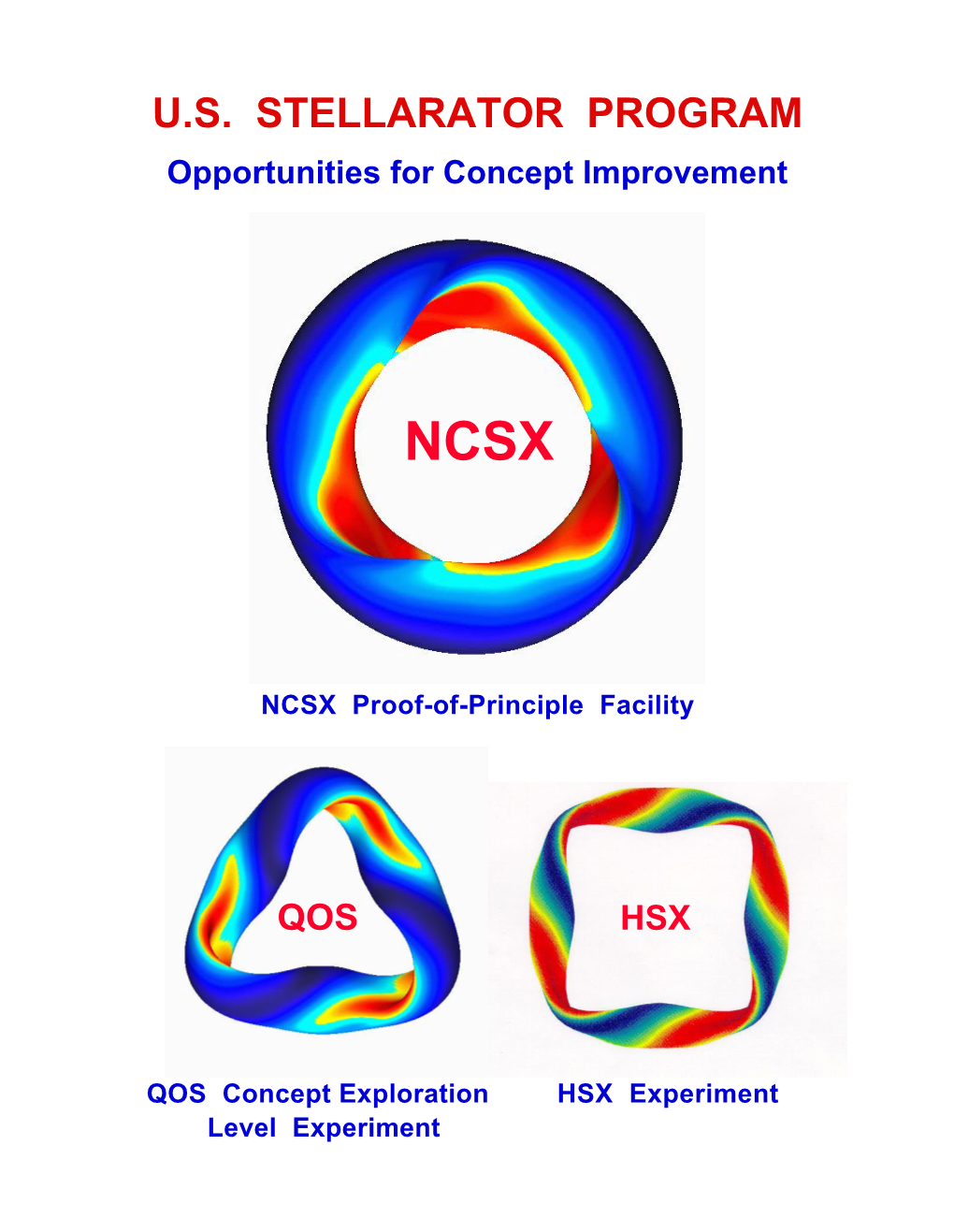 U.S. Stellarator Program Plan