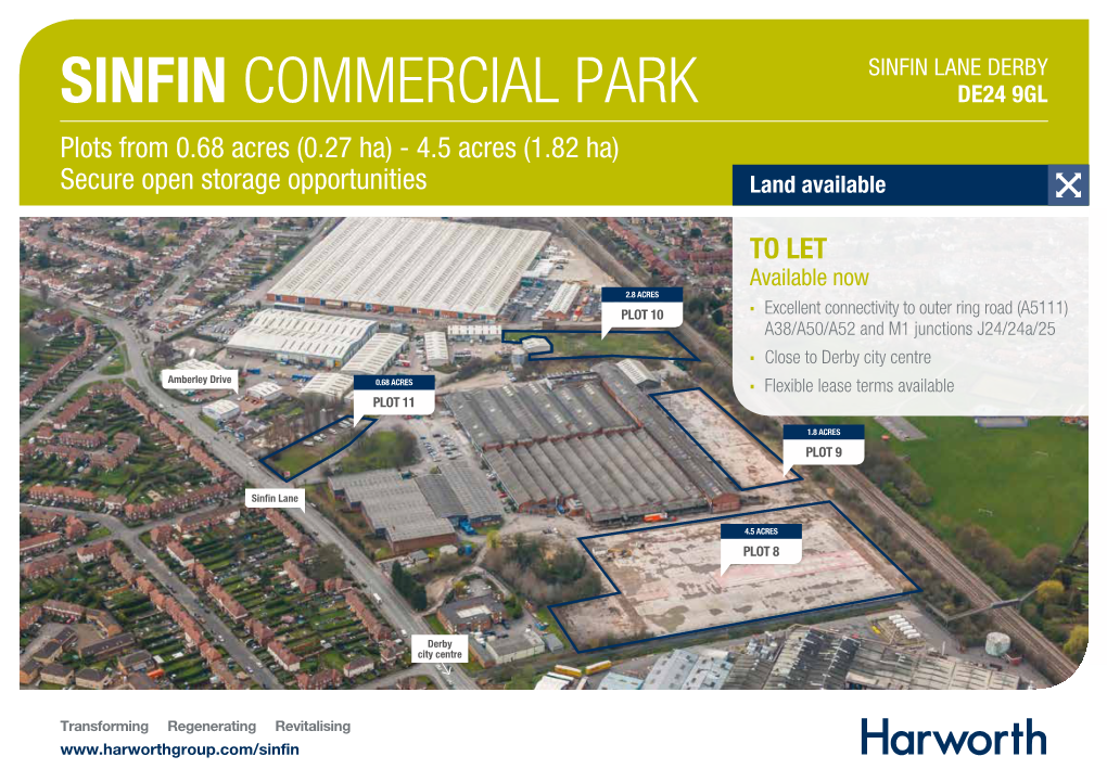 SINFIN COMMERCIAL PARK DE24 9GL Design and Build