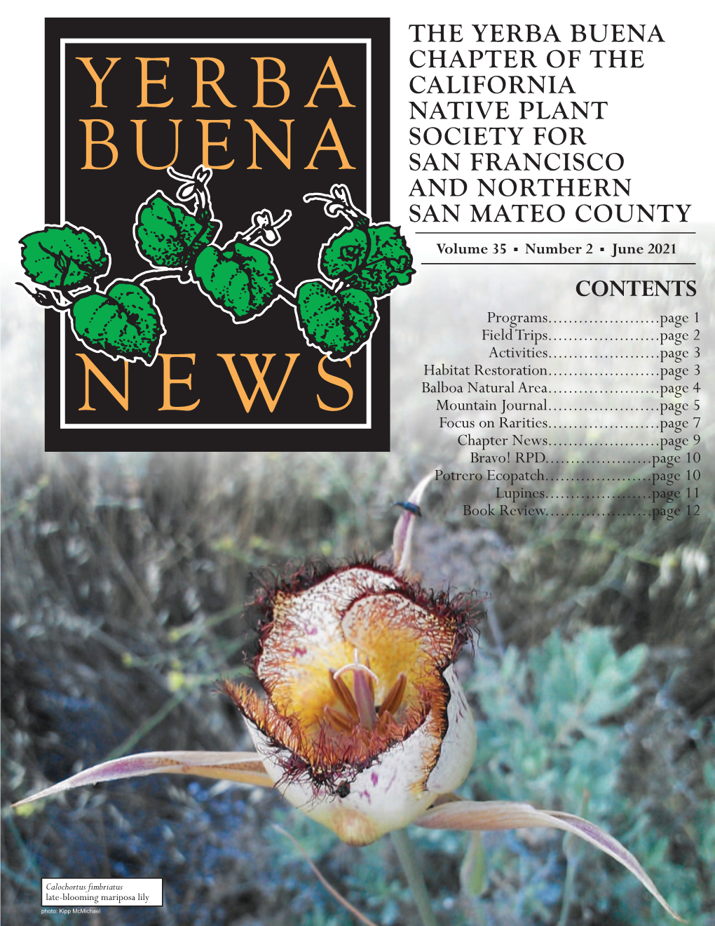 Yerba Buena Chapter – CNPS