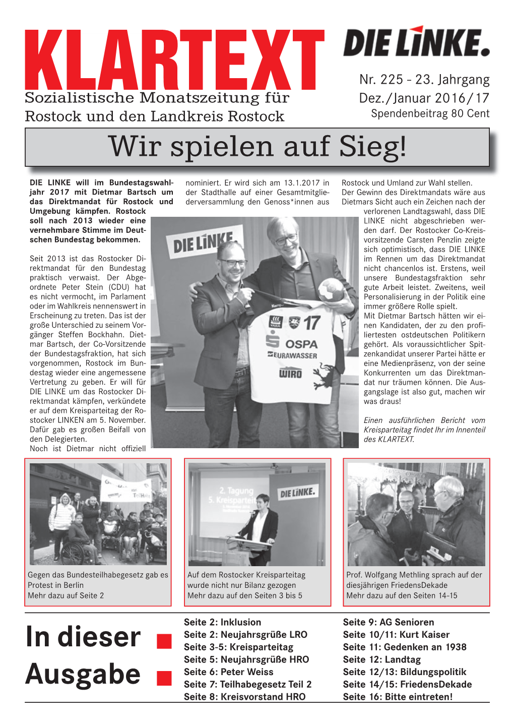 In Dieser Ausgabe Wir Spielen Auf Sieg!