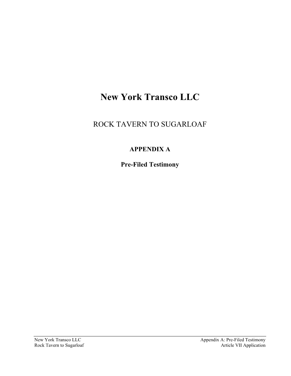 New York Transco LLC