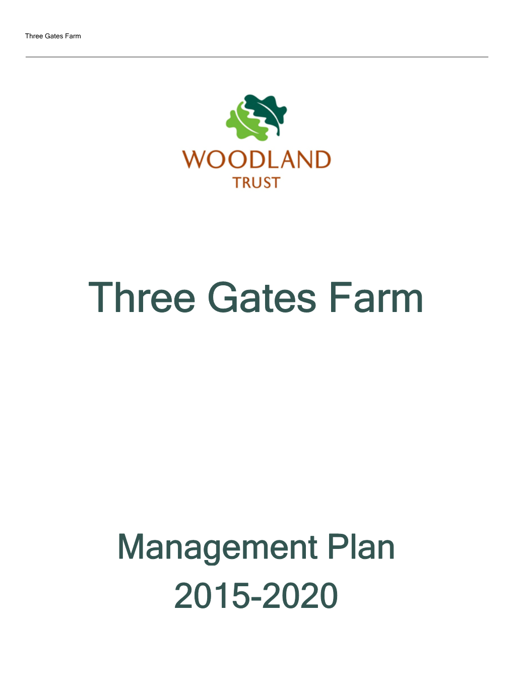 Three Gates Farm