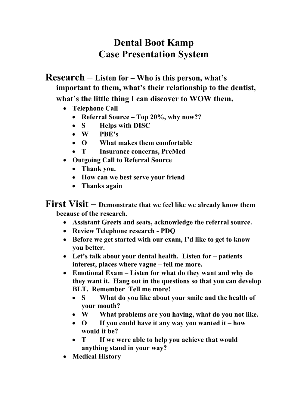 Case Presentation System