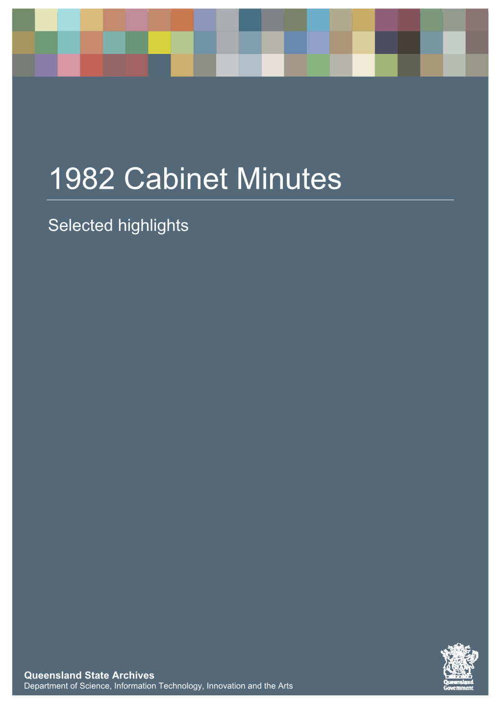 1982 Cabinet Minutes