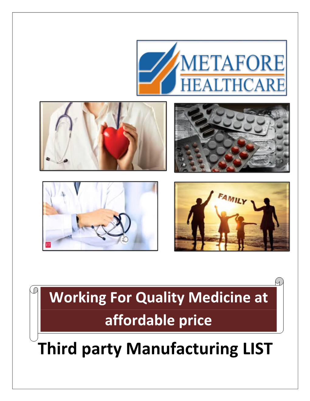 Third Party Manufacturing LIST COMPANY PROFILE