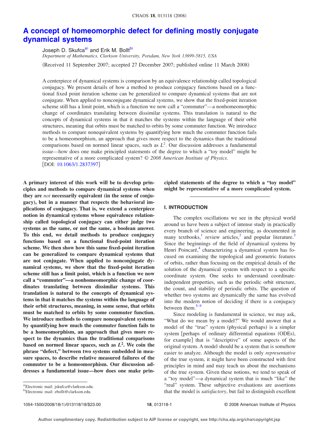 A Concept of Homeomorphic Defect for Defining Mostly Conjugate