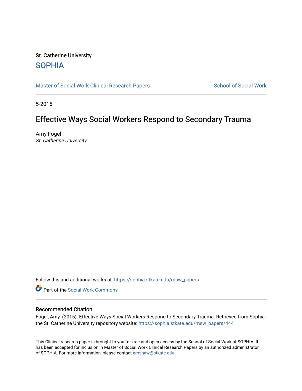 Effective Ways Social Workers Respond to Secondary Trauma