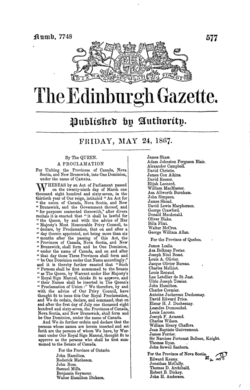 Edinburgh Gazette