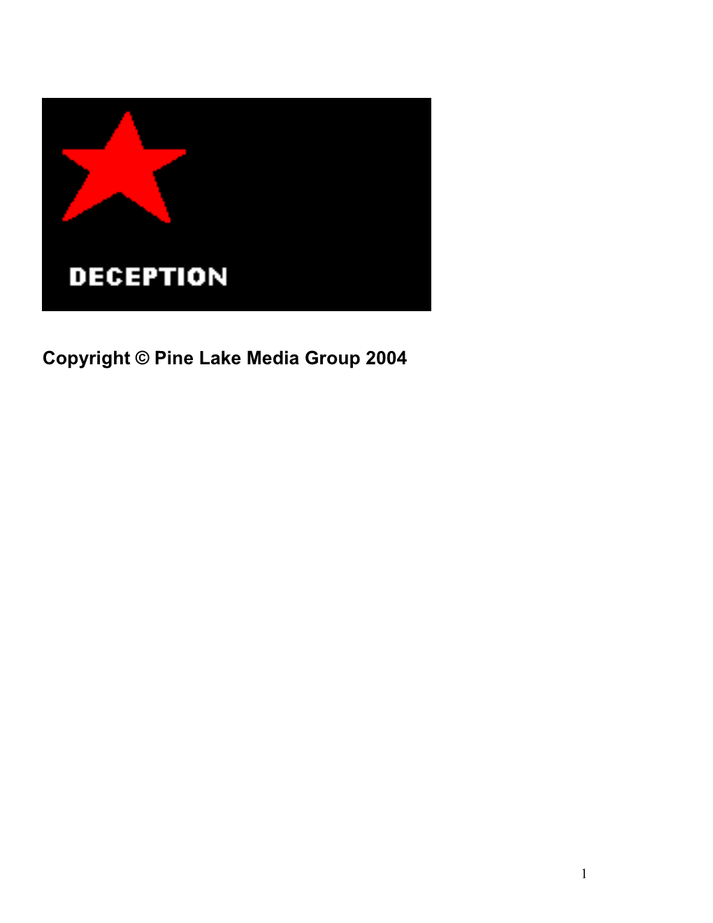 Deception -Online Book