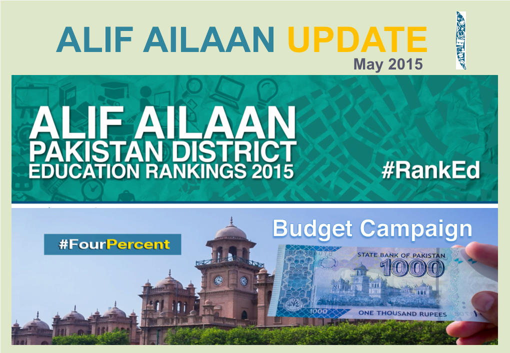 ALIF AILAAN UPDATE May 2015