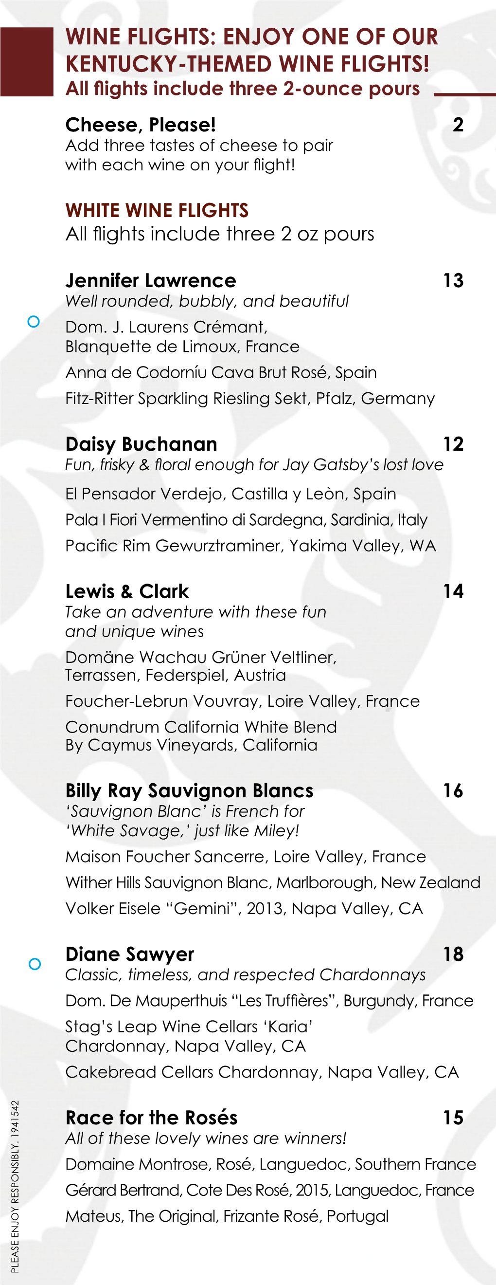 Wine Flights: Enjoy One of Our Kentucky-Themed