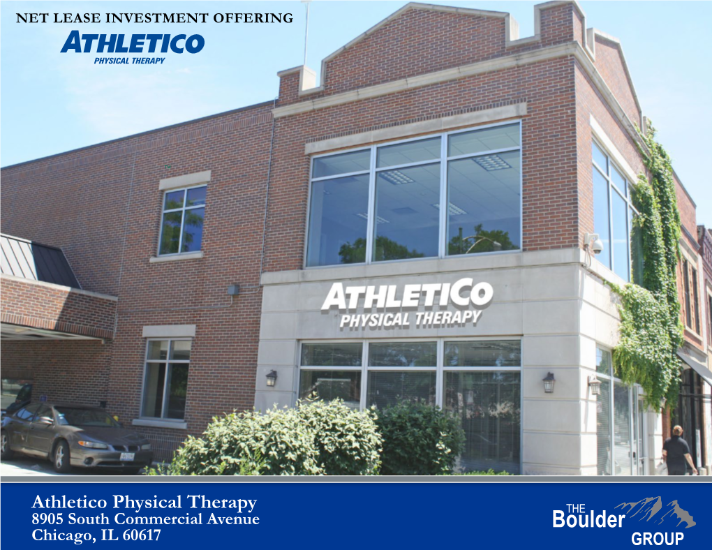 Athletico Physical Therapy 8905 South Commercial Avenue Chicago, IL 60617 TABLE of CONTENTS