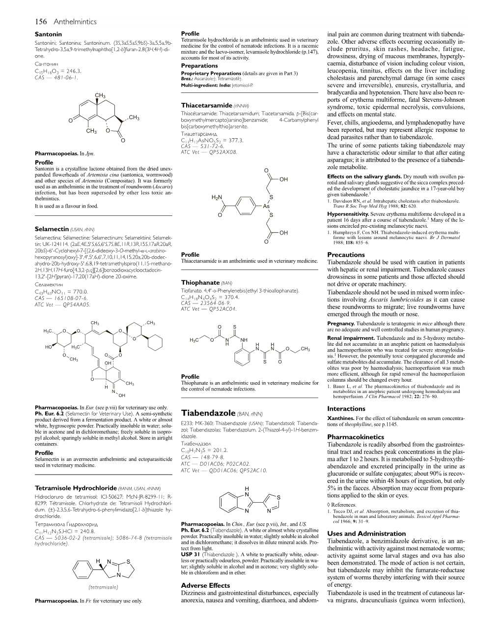 Tetramisole Hydrochloride Is an Anthelmintic Used in Veterinary S S S S Zole