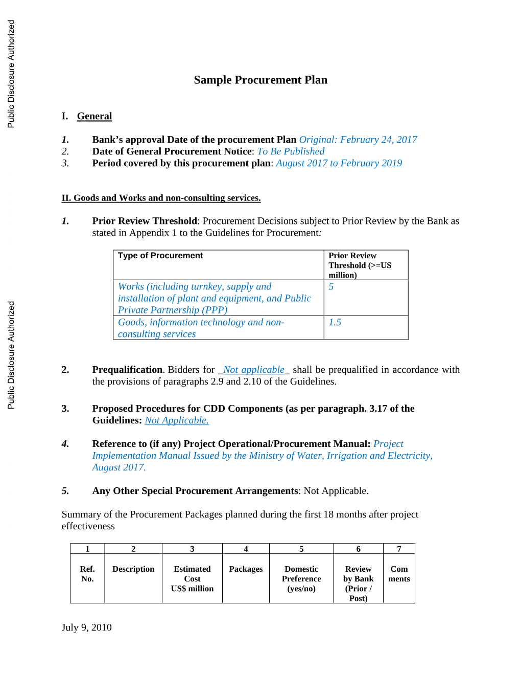 World Bank Document