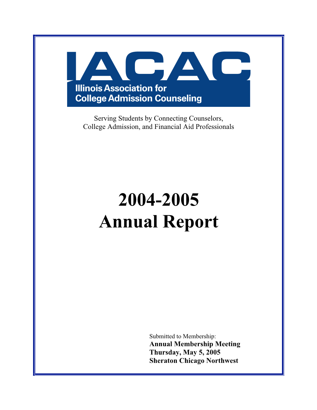 2005 Iacac Annual Report