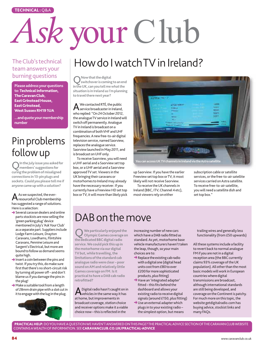 DAB on the Move How Do I Watch TV in Ireland?