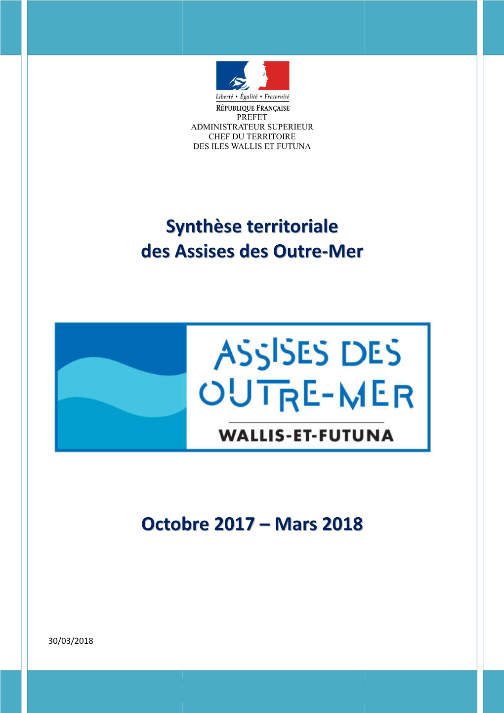 Sy Des a Octob Ynthèse Territoriale Assises Des Outre-Mer Bre 2017