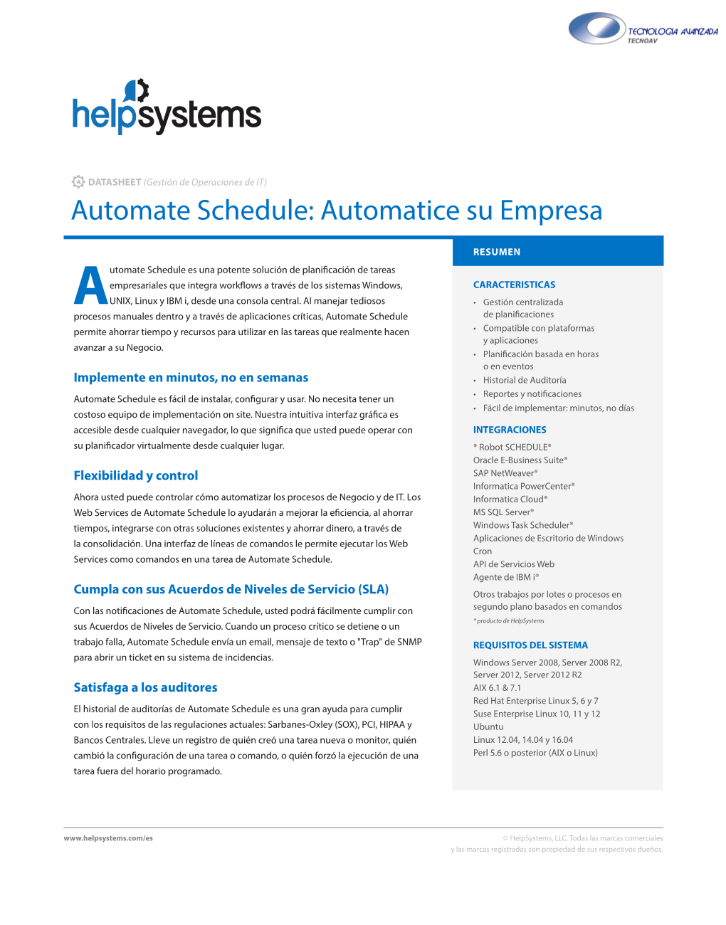 Automate Schedule: Automatice Su Empresa