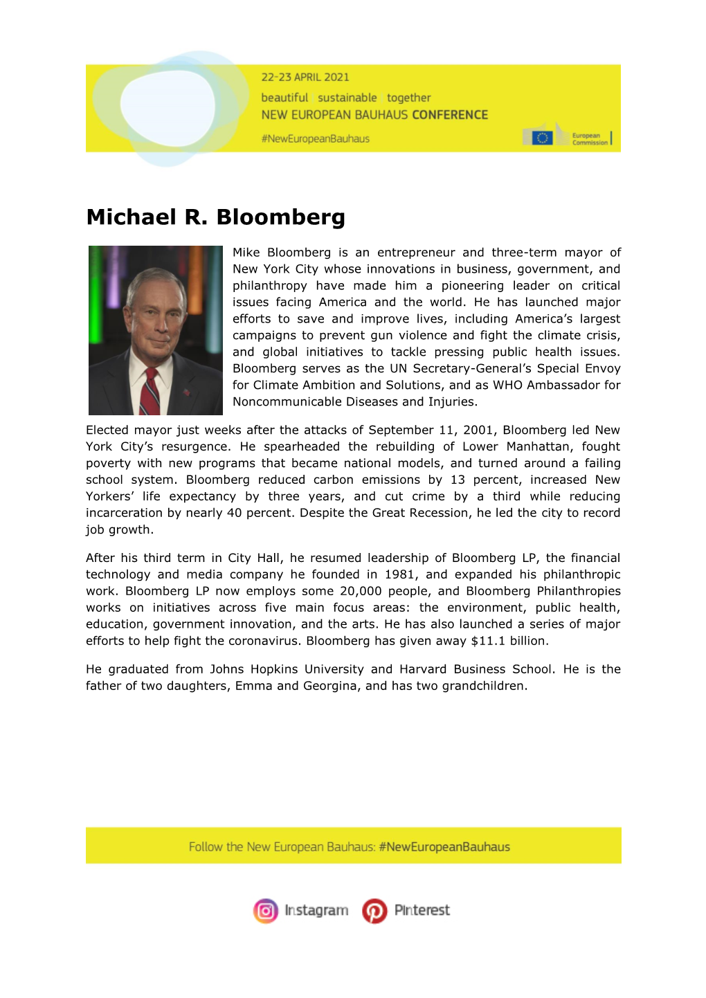 Michael R. Bloomberg