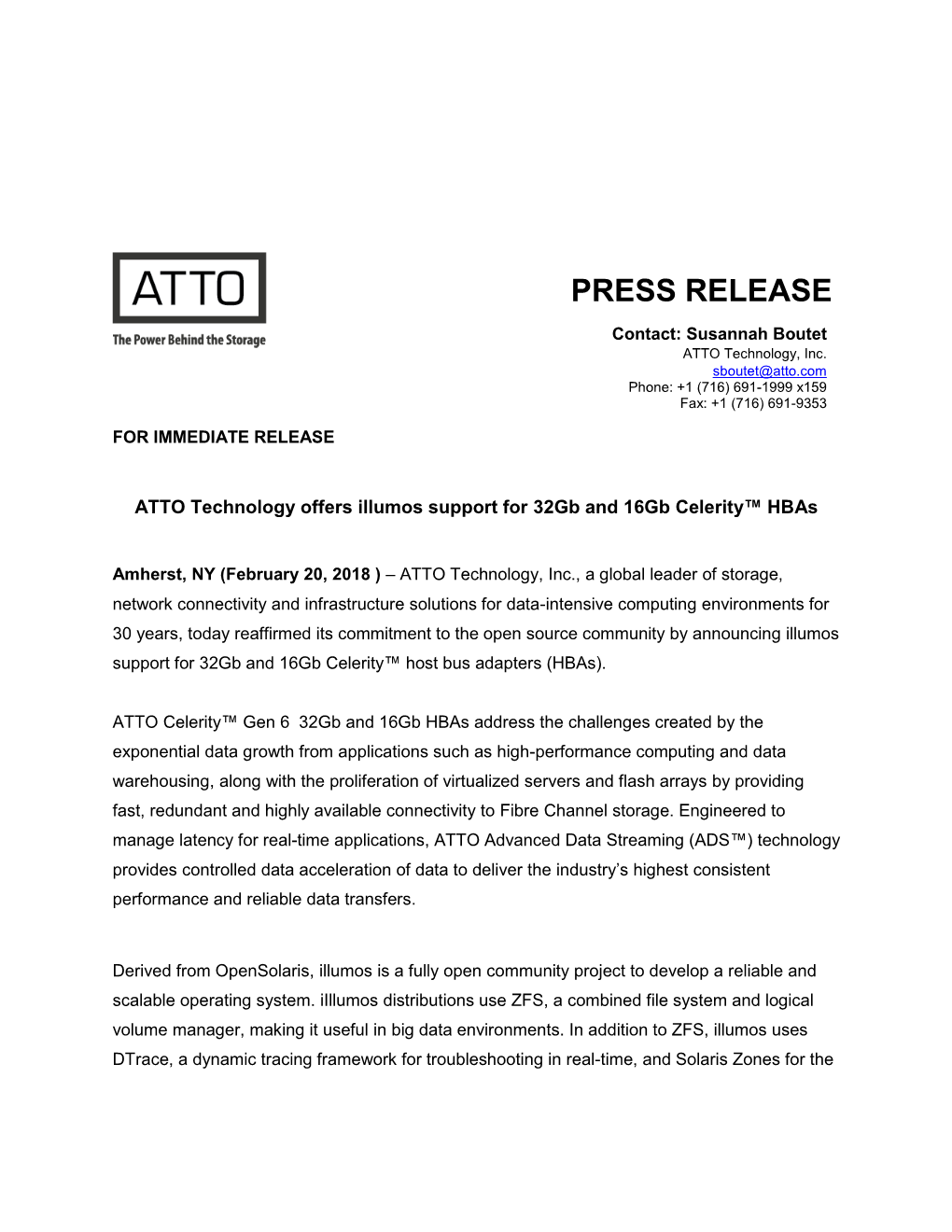 Press Release