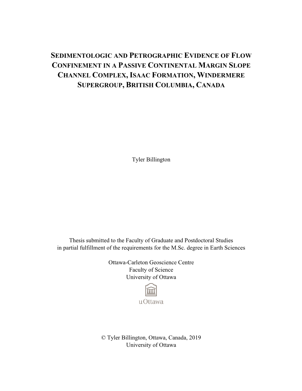 Sedimentologic and Petrographic Evidence Of