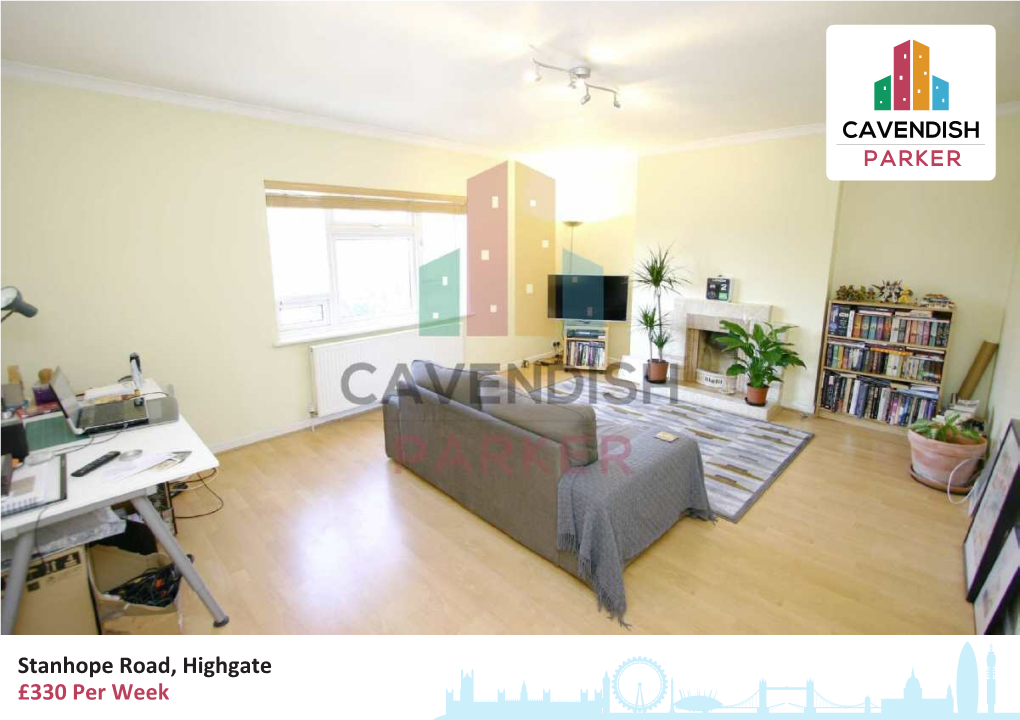 Stanhope Road, Highgate £330 Per Week This LOVELY TOP FLOOR Apartment Is MOMENTS from HIGHGATE STATION and Is Part of a PRIVATE DEVELOPMENT Consisting of Eight Units