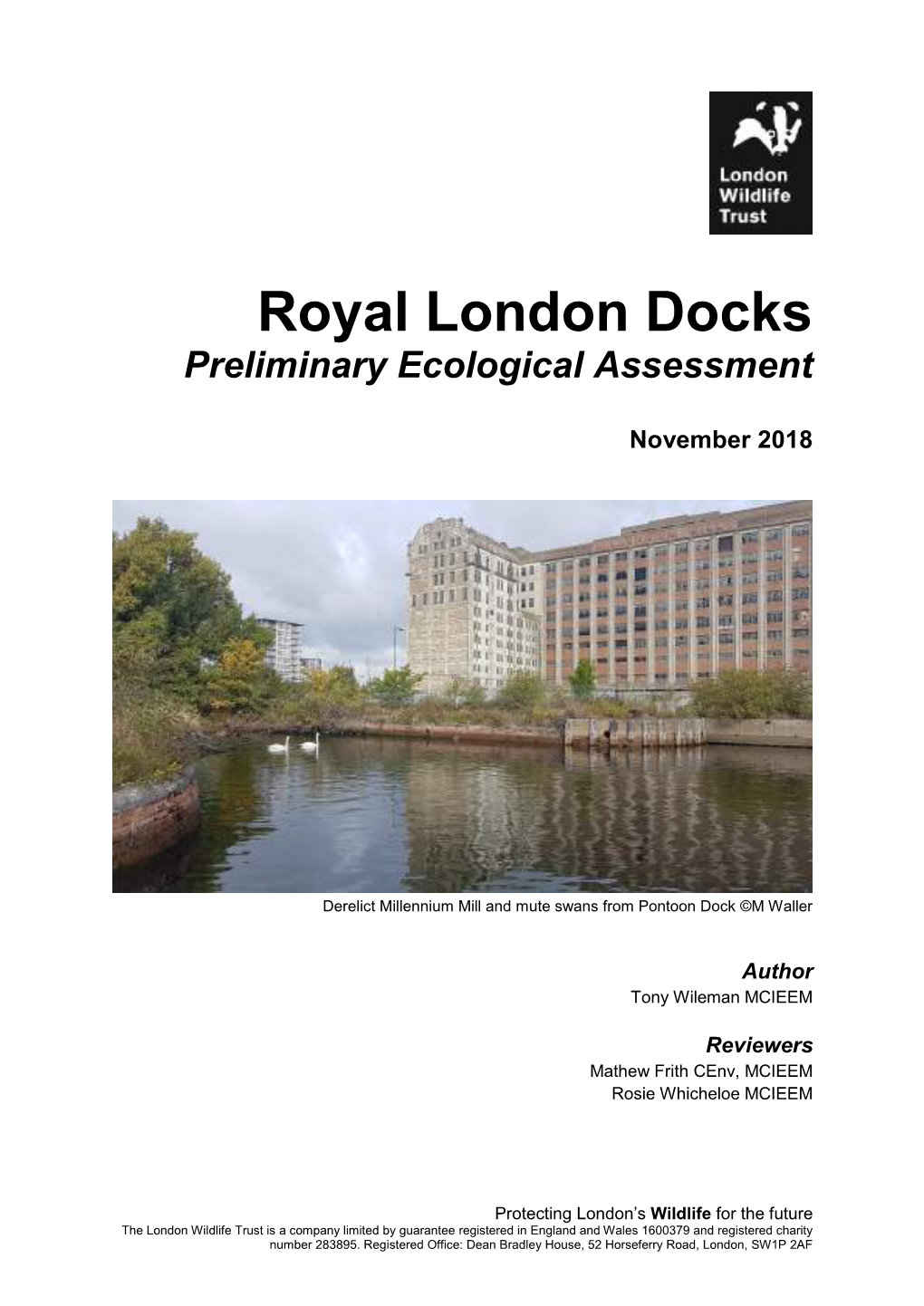 Royal London Docks Preliminary Ecological Assessment