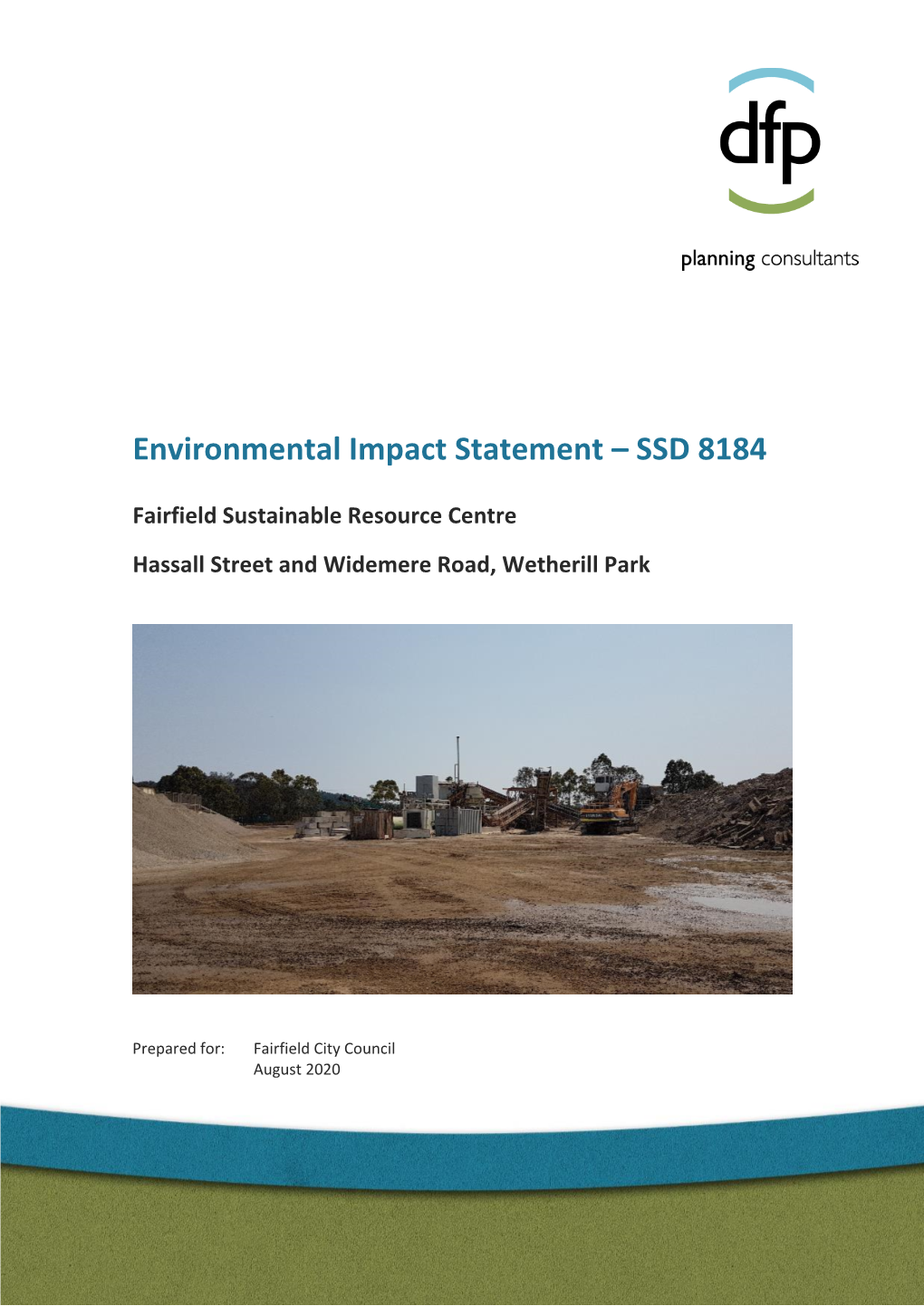 Environmental Impact Statement – SSD 8184