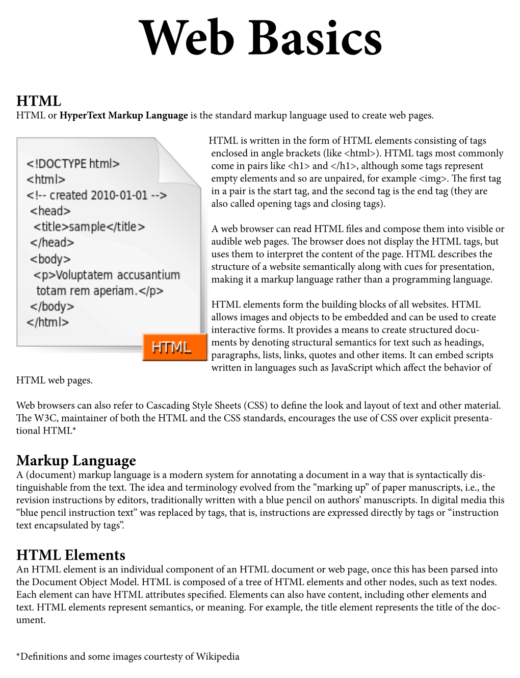 HTML Elements