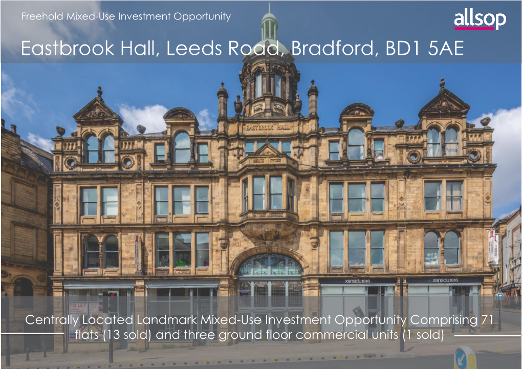 Eastbrook Hall, Leeds Road, Bradford, BD1 5AE