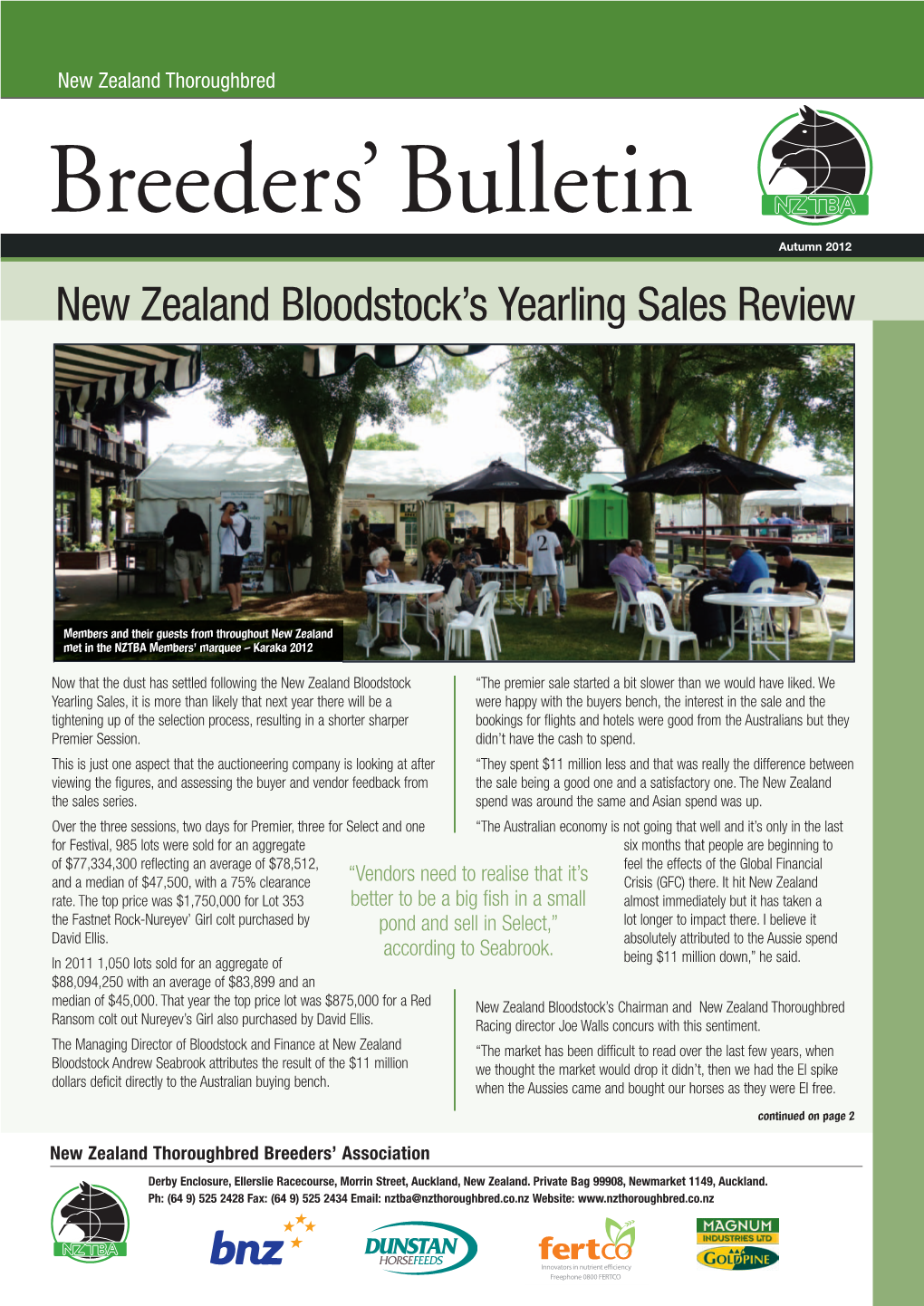 Breeders'bulletin