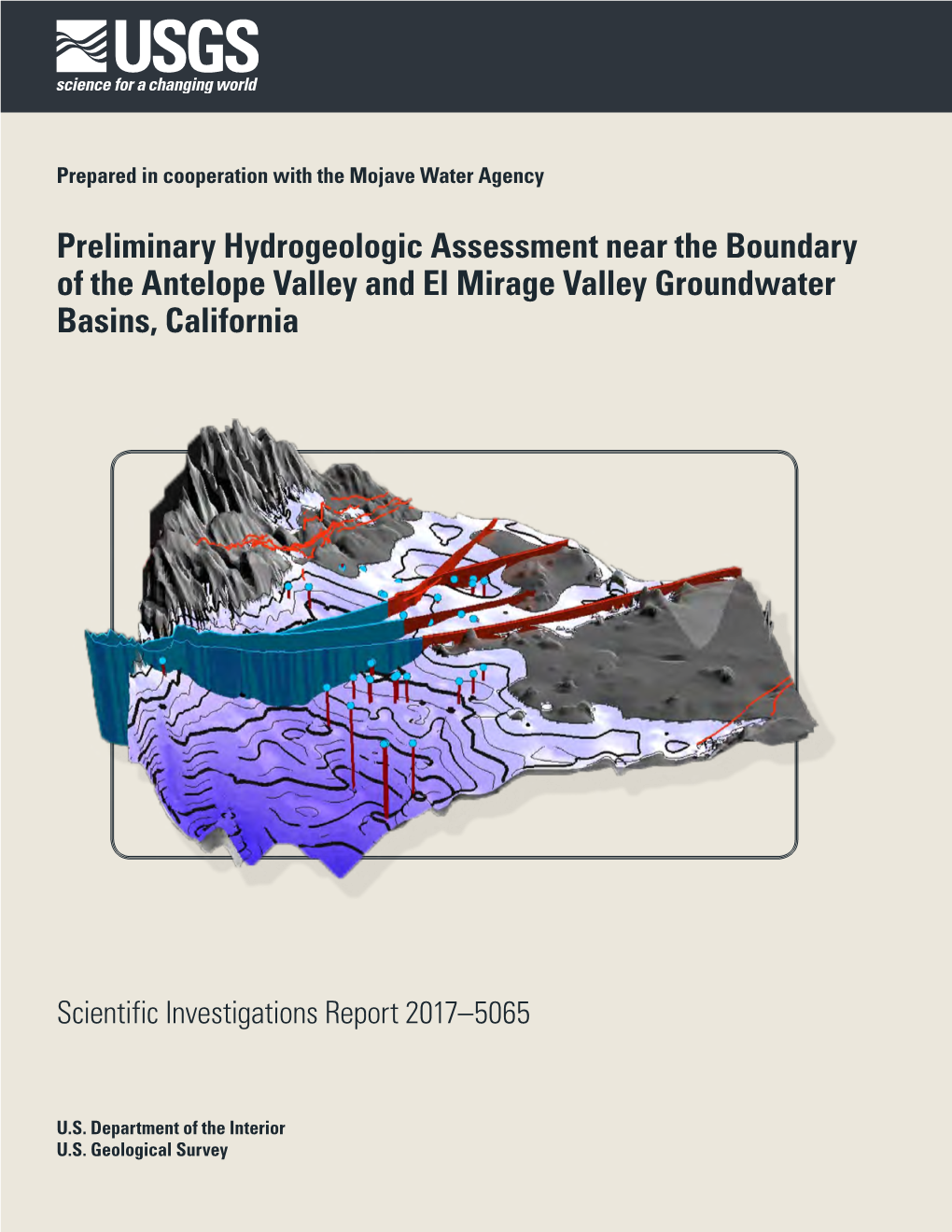 Preliminary Hydrogeologic Assessment Near the Boundary of the Antelope Valley and El Mirage Valley Groundwater Basins, California