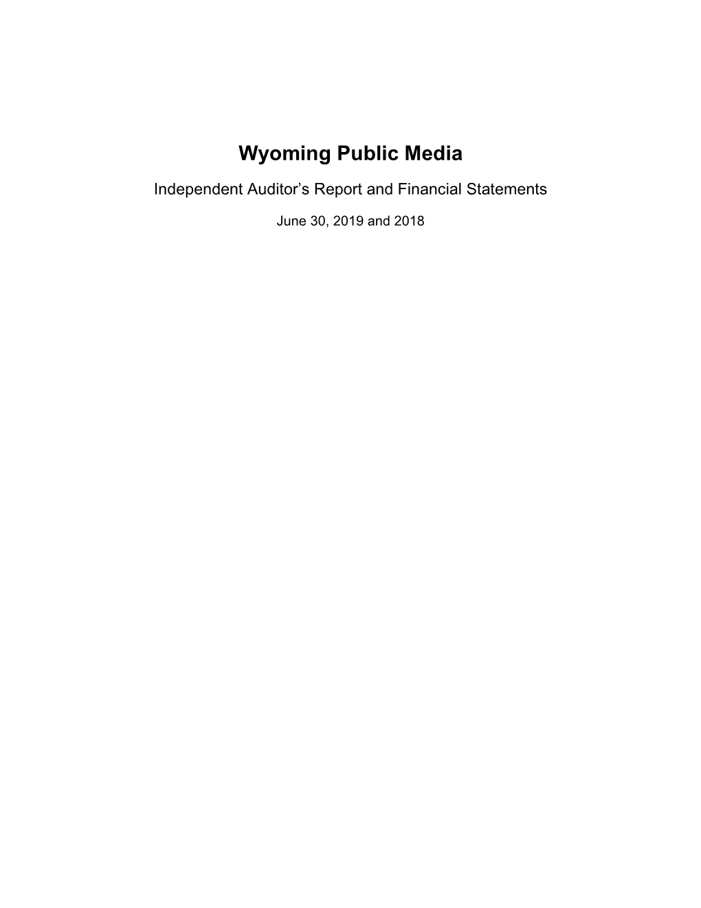 Wyoming Public Media