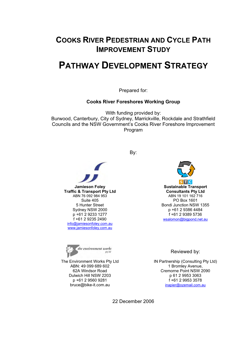 Pathway Development Strategy