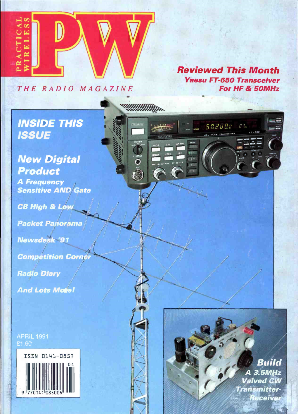 Yaesu FT -650 Transceiver THERADIOMAGAZINE for HF & 50Mhz