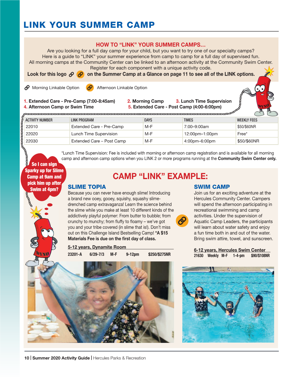 Link Your Summer Camp Camp