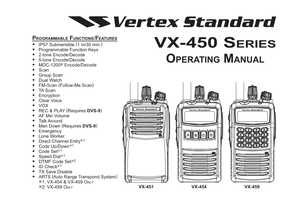 Vx-450 Series