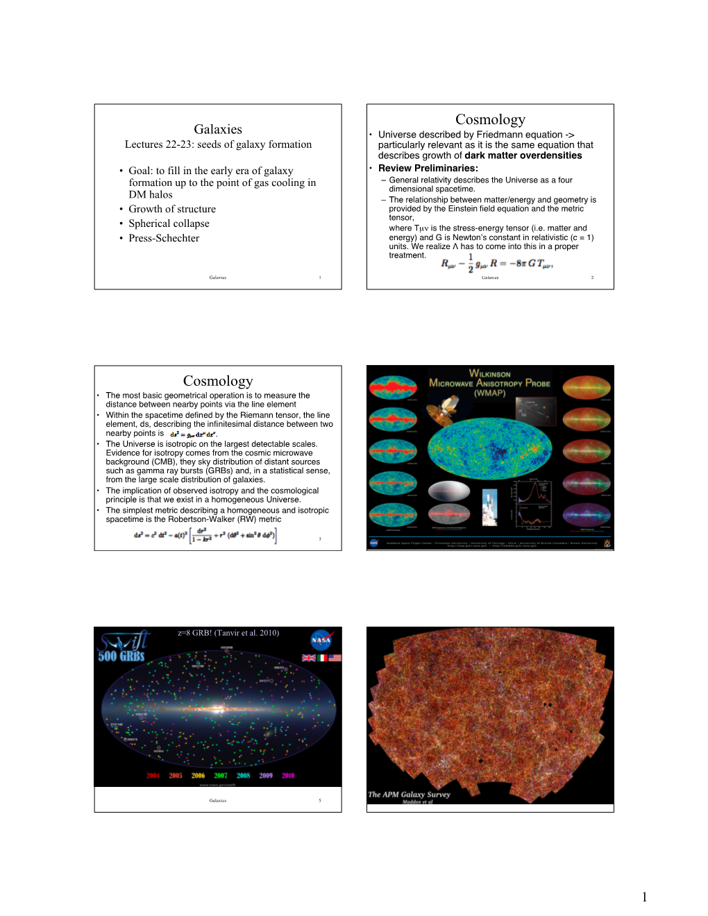 Cosmology Cosmology Cmb Grbs Galaxies