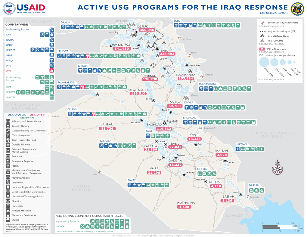 05.11.18 Iraq Displacement Fact Sheet Countrywide