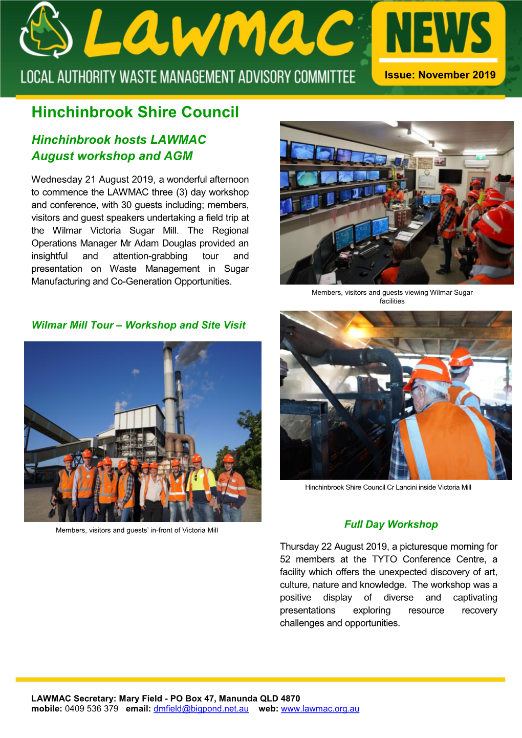 November 2019 LAWMAC Newsletter