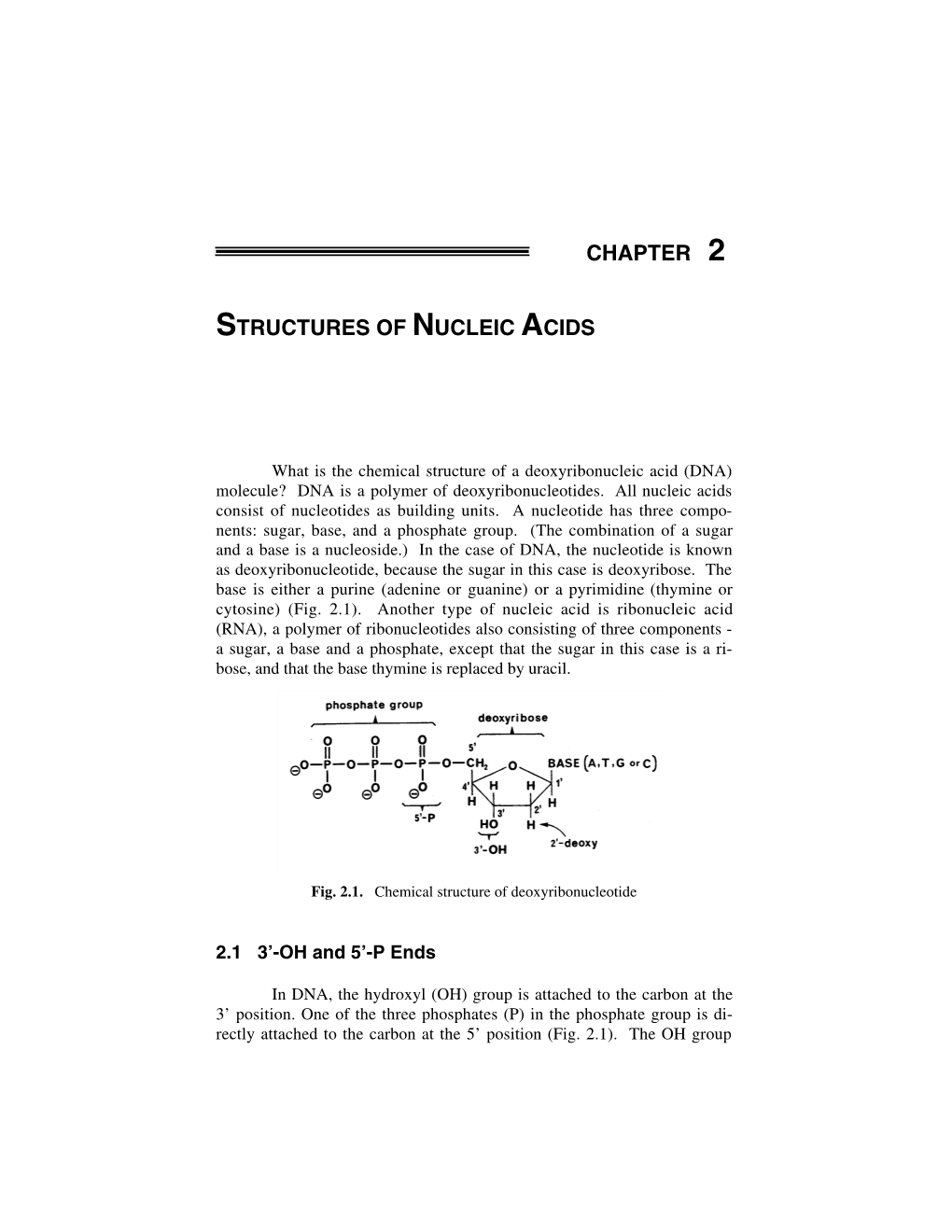 Chapter 2 Structures of Nucleic Acids